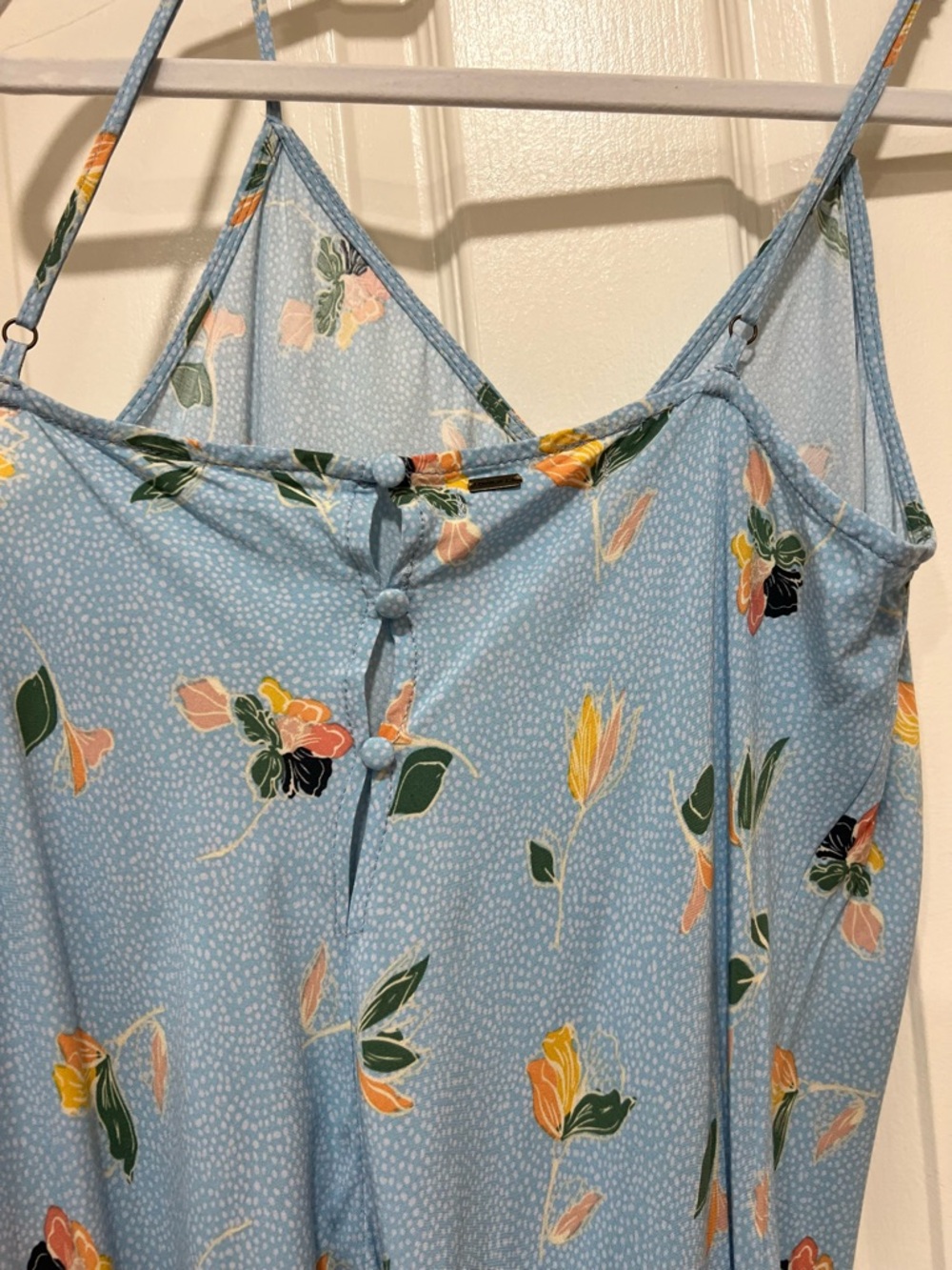 O'Neill Light Blue Floral Slip Dress - Picture 4 of 6